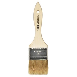 lot 3625233 image: Linzer White Chinese Bristle Paint Brush 516 in Thick 2 in Wide Wood Handle - (449-1500-2)