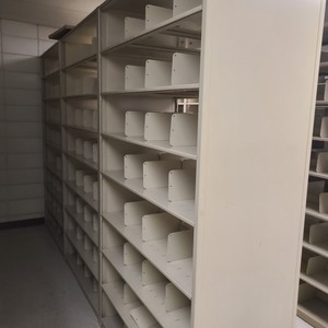lot 3625257 image: Business Style Tall Filing Shelves (12ftLx2ftWx8ftH)