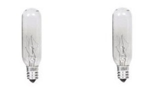 lot 3625346 image: Philips Lighting 248153 T6 Tubular Incandescent Lamp 15 Watt E12 Candelabra Base 100 Lumens 2700K Clear 2 Pack