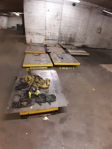 lot 3625421 image: 1 Ton Floor Lift (Approx 36 lift height)