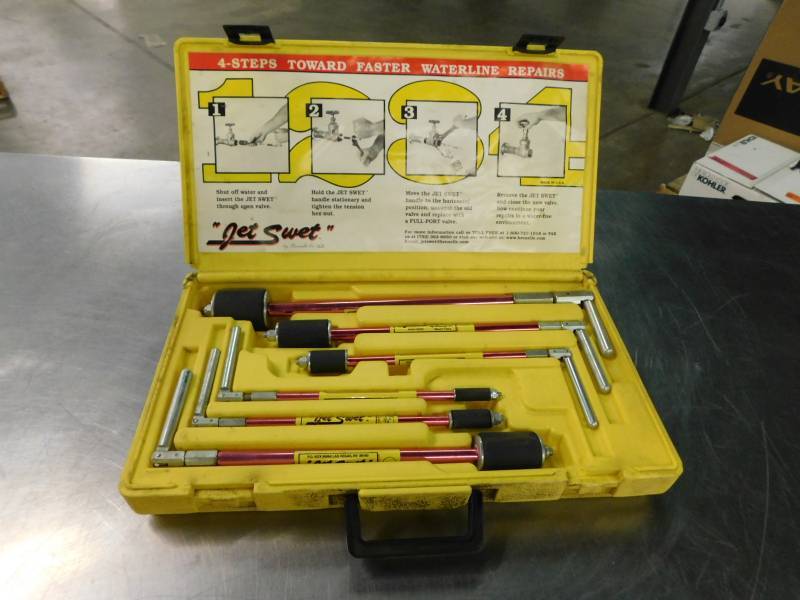 lot 8004 image: Jet Swet #6100 Solder Kit 12 in. to 2 in. w Carrying Case
