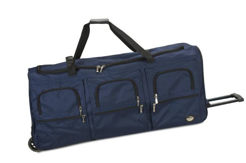 lot 42649 image: Rockland Rolling Duffel Bag, Navy, 40-Inch Retail $140