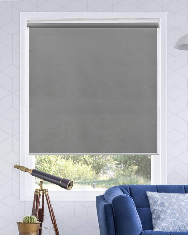 lot 42409 image: CHICOLOGY Roller Window Shades , Window Blinds , Window Shades for Home , Roller Shades , Window Treatments , Window Blinds Cordless , Door Blinds , Urban Grey (Light Filtering), 62W X 72H Retail $69