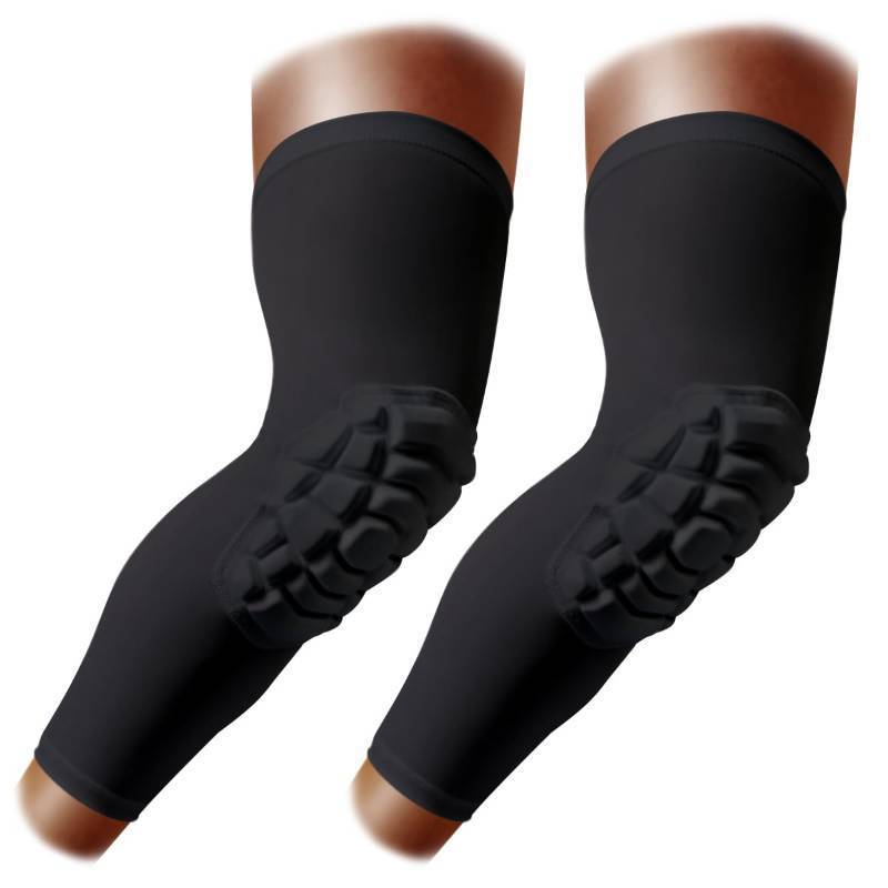 lot 41722 image: ZODEYI Knee Pads Wrestling Knee Sleeve Compression Leg Sleeves for Volleyball Basketball, Knee Compression Sleeve for Youth and Adult(Black_XL_2 Pcs)