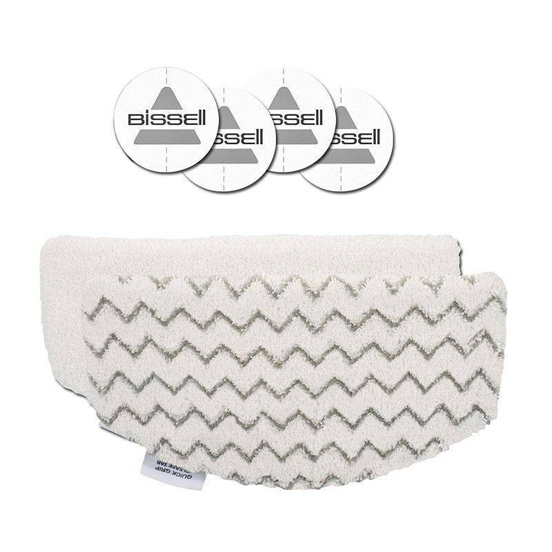lot 41739 image: BISSELL - Microfiber Mop Pads and Fragrance Discs - White Retail $24