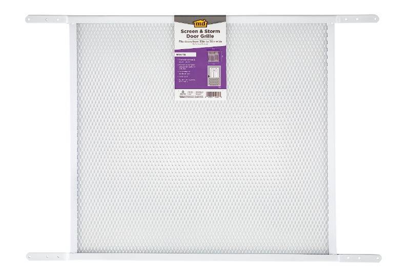 lot 40219 image: M-D Building Products 14182 Door Grille - Fits Doors from 30 to 36 Wide Retail $40