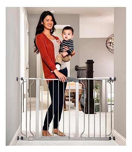lot 40069 image: Regalo Easy Step 49-Inch Extra Wide Baby Gate Retail $50