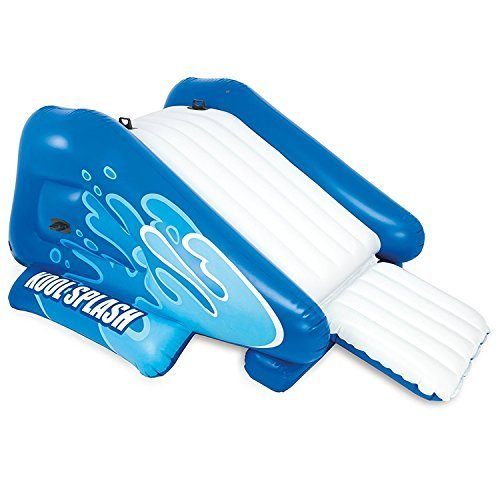 lot 27745 image: New Shop INTEX Kool Splash Inflatable Swimming Pool Water Slide  Quick Fill Air Pump Retail $200