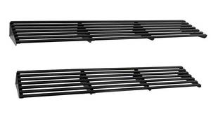 lot 42714 image: TPSHKE 2 Tier 1.3x6 ft, Garage Wall Shelving, 500LBS Heavy Duty Floating Shelves, 2-Pack 15.7x72 inch Garage Shelving Wall Mounted, White Retail $90