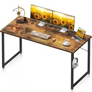 lot 42718 image: Coleshome 54 Inch Computer Desk, Modern Simple Style Desk for Home Office, Study Student Writing Desk, Vintage Retail $80