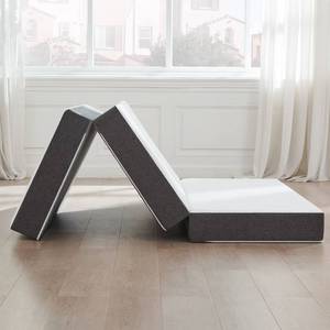 lot 42726 image: Molblly Folding Mattress, 4 inch Full Tri-Folding Memory Form Mattress, Portable Trifold Mattress Topper with Washable Cover, Non-Slip Bottom Camping Mattress Guest Bed - 75x54x4