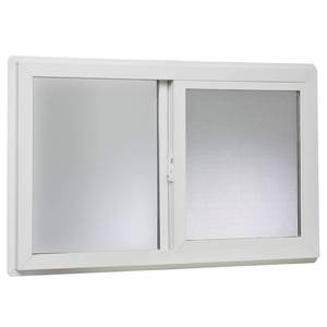 lot 42734 image: Park Ridge Products VBSI3220PR Vinyl Basement Slider Window, 32 x 20, White Retail $160