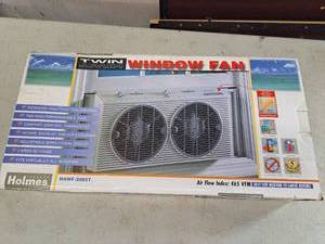 lot 4377 image: Twin window fan