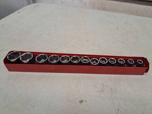 lot 4385 image: Klein Sockets - 38 drive - 7mm to 19mm