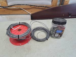lot 4413 image: Cable and clamps