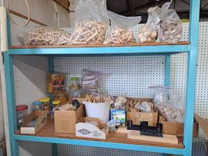lot 4491 image: all wood accessories on shelves