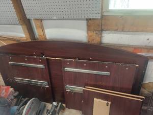 lot 4522 image: Desk - Was Disassembled to Remove from House