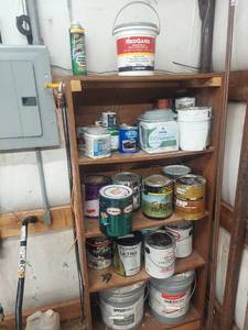 lot 4528 image: Shelf with Paint