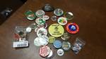 Lot of Buttons- Pins- Various