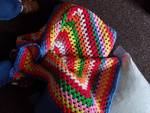 PILLOW, SMALL CROCHETED TROW & NECK REST