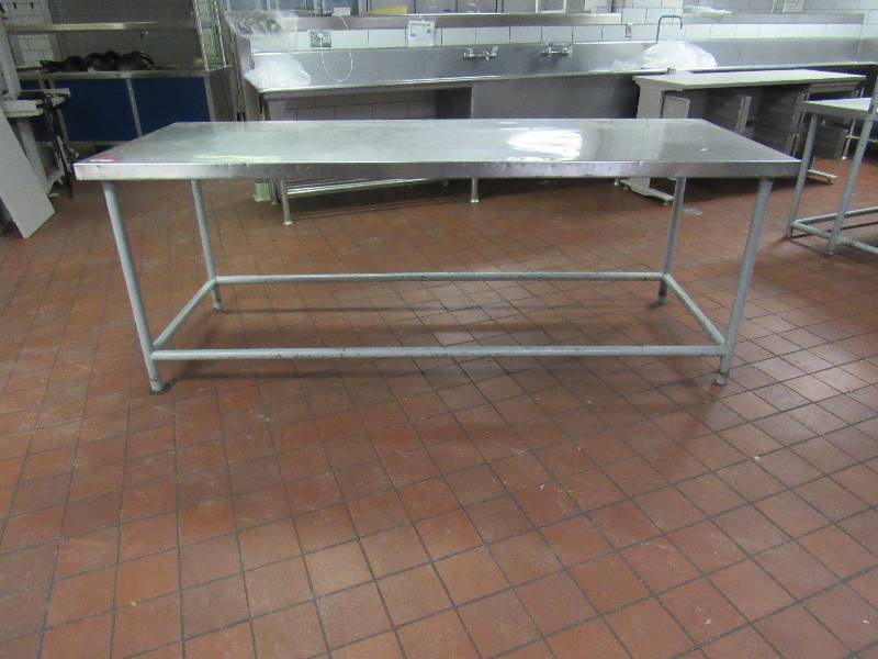lot 1213 image: Stainless Steel Prep Table