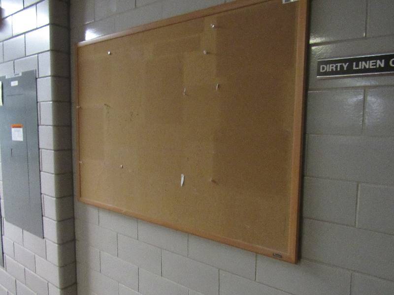 lot 1261 image: CorkWhite Boards and Clock
