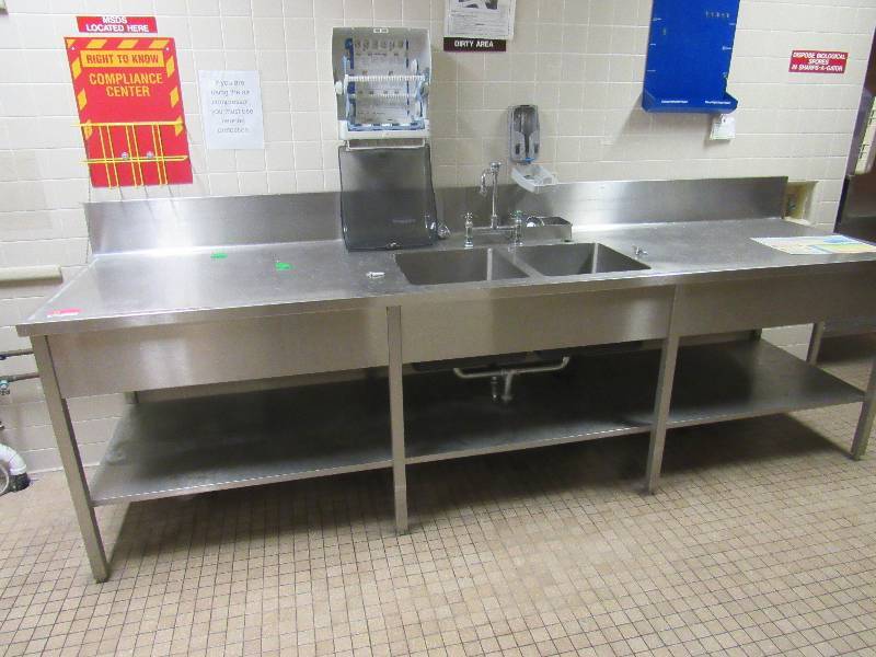 lot 1390 image: Stainless Steel Sink