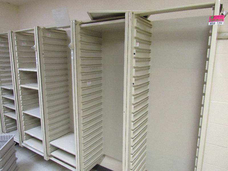 lot 1394 image: 45 Wall Shelves for Tray Kits