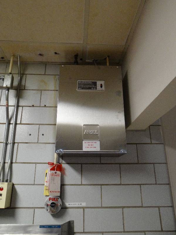 lot 1297 image: Ansul Fire Suppression System With Pull Handle (Located In Dining Area)