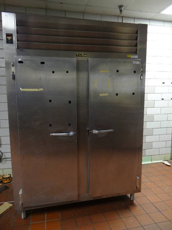 lot 1275 image: Traulsen Completely Stainless 2 Door Freezer Model RLT232WUT-FHS (Located In Kitchen)