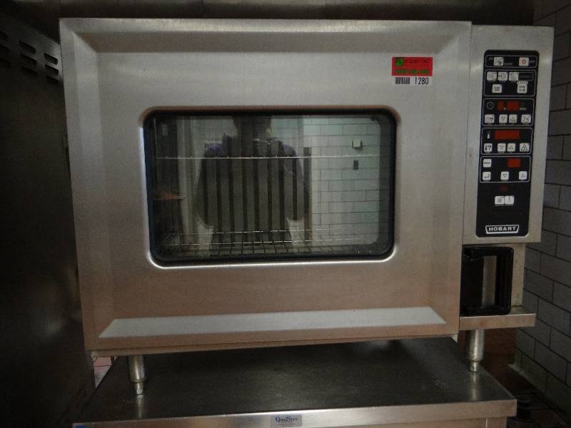 lot 1280 image: Hobart Combo Steamer Convection Oven Model HCE6H (Located In Kitchen)
