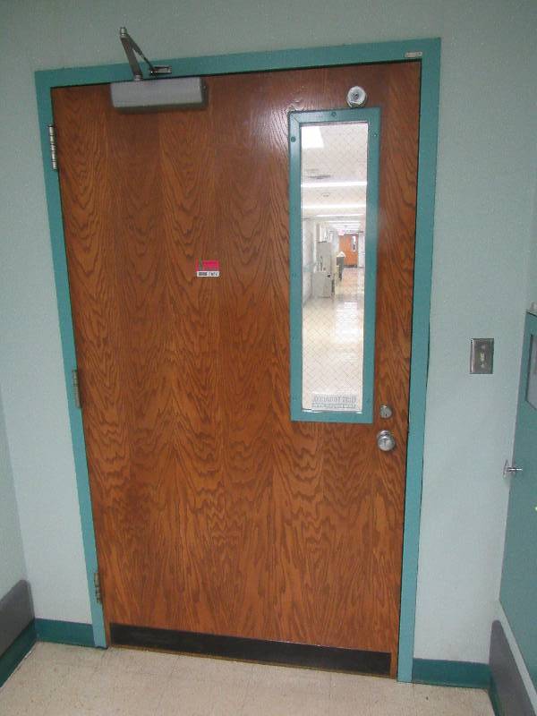 lot 1662 image: Lot Of 25 Wooden Doors EFMP  Well Baby & Pulmonary Function Testing Department