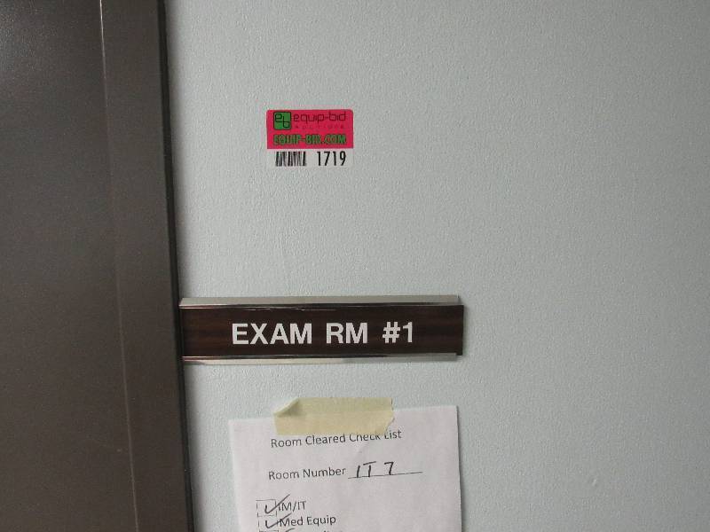 lot 1719 image: X-Ray Exam Room 1, 2 & 3 w Doors