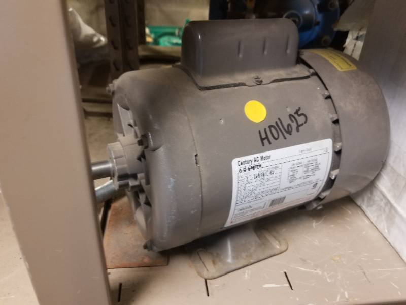 lot 1162 image: AO Smith 12 HP electric motor
