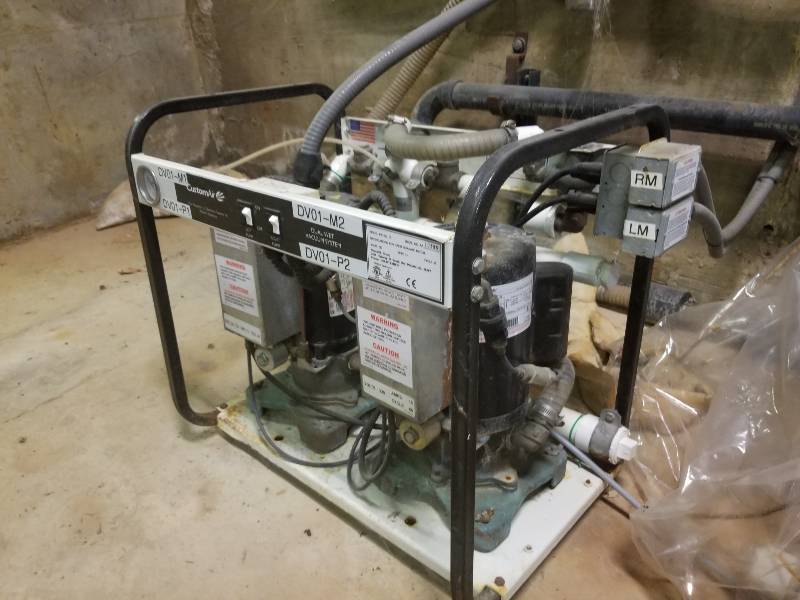 lot 1171 image: CustomAir dental dual vacuum pump system