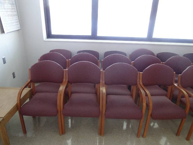 lot 1550 image: Contents of Room 21 Chairs and 3 Desks