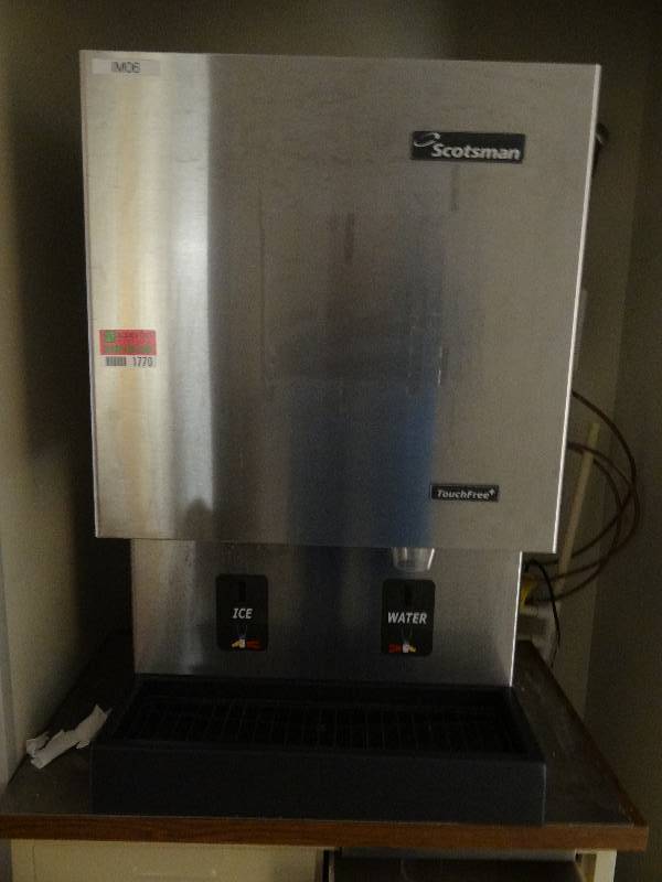 lot 1770 image: Scotsman Touch free  Ice and Water Dispenser