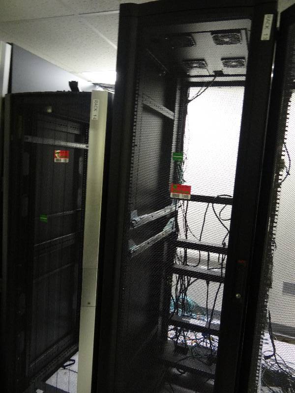 lot 1888 image: APC Full Size Server Rack