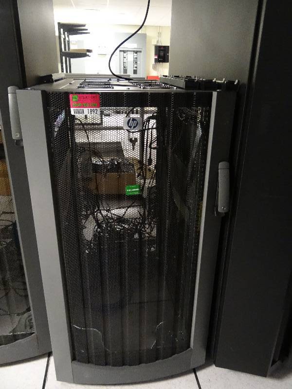 lot 1892 image: HP Full Size Server Rack