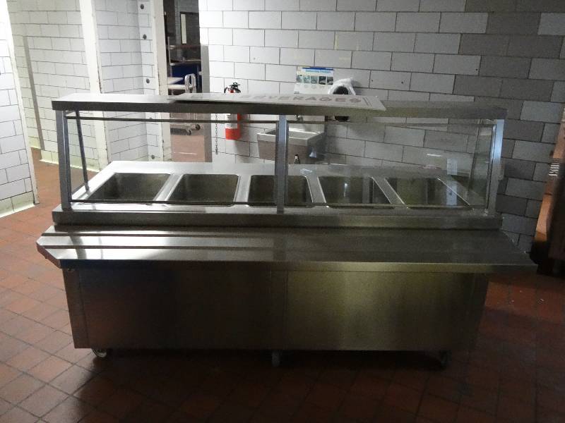 lot 1312 image: AWP Wyott 5 Well Steam Table