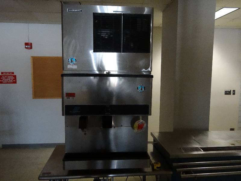 lot 1320 image: Hoshizaki Ice Dispenser With Ice Head(Table Not Included)