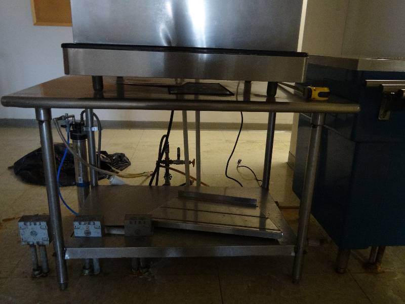 lot 1321 image: Stainless Steel 48x30 Table