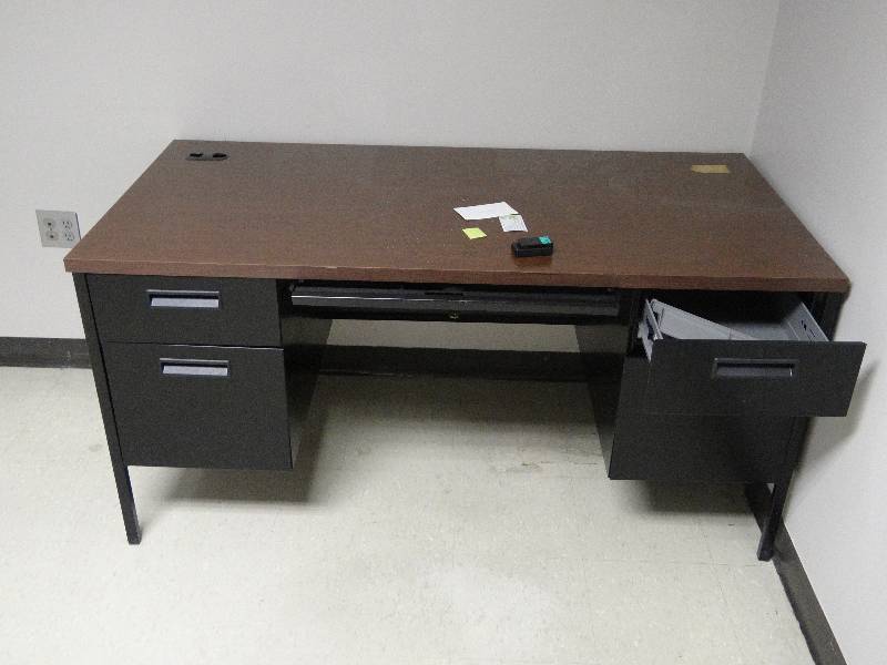 lot 1407 image: Exam Room Lot Includes Desk, Vanity And Wall Cabinet