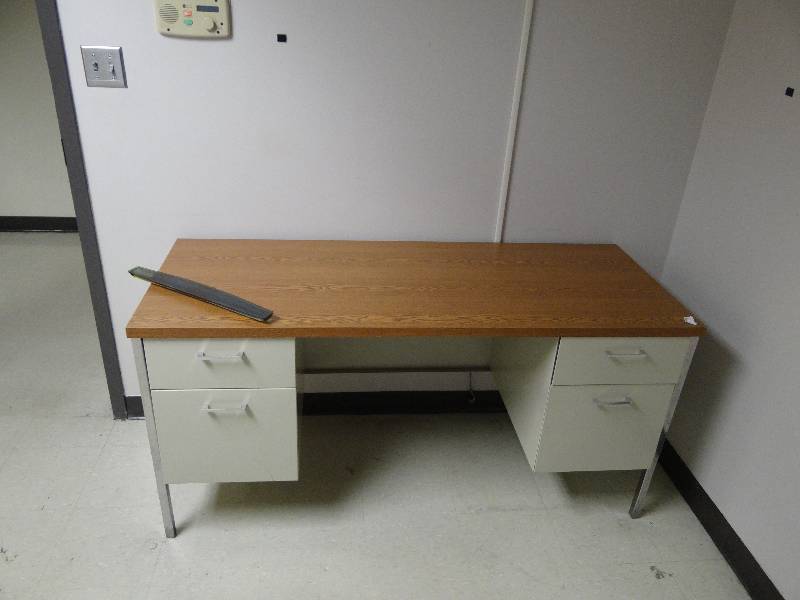 lot 1408 image: Exam Room Lot Includes Desk, Vanity And Wall Cabinet