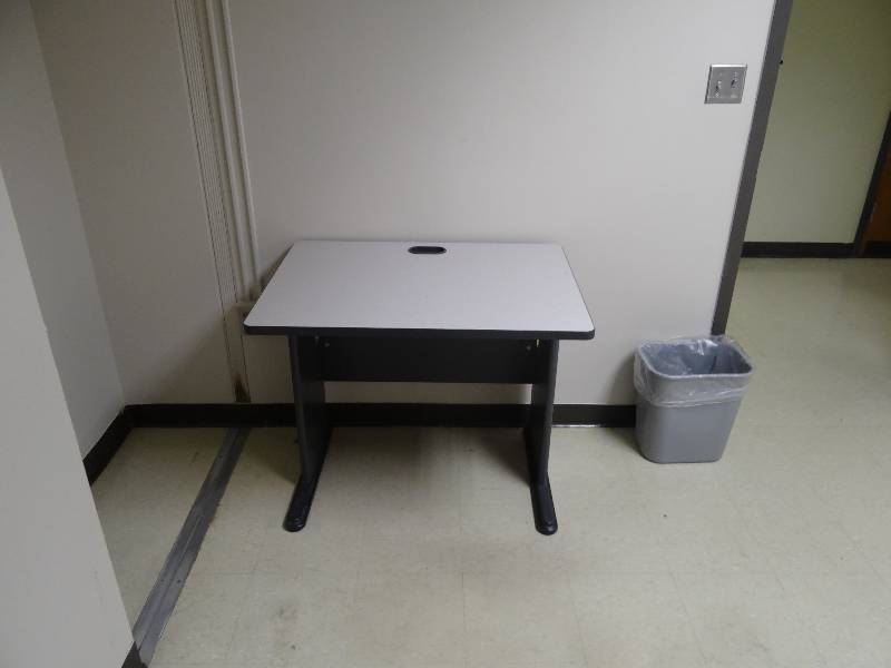 lot 1409 image: Exam Room Lot Includes Desk, Vanity And Wall Cabinet