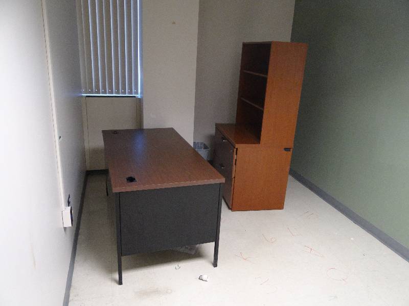lot 1419 image: Exam Room Lot Includes Desk, Vanity And Wall Cabinet