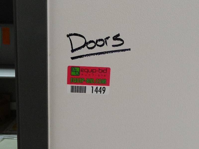 lot 1449 image: Lot Of (43) Various Size Wooden Doors