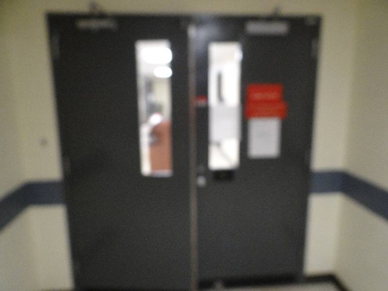 lot 1516 image: Steel Double Door Setup With Closers