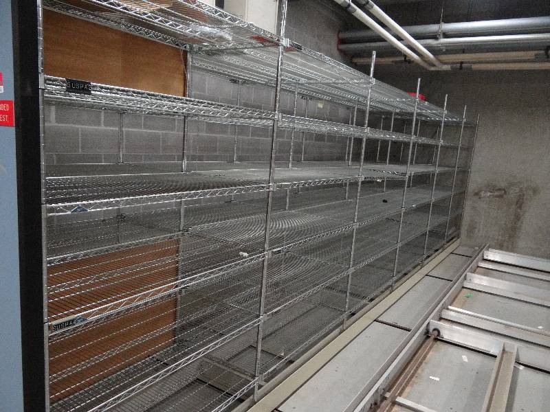 lot 1540 image: Space saver 1 Section Rack Storage System 24ft Long 4ft Wide