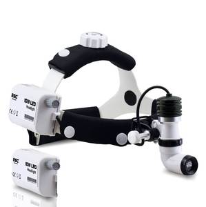 lot 3313 image: ESC Medicams Surgical Headlight Dental Headlamp LED Light Source for Ent Endoscopy 10W - Retail $146.11
